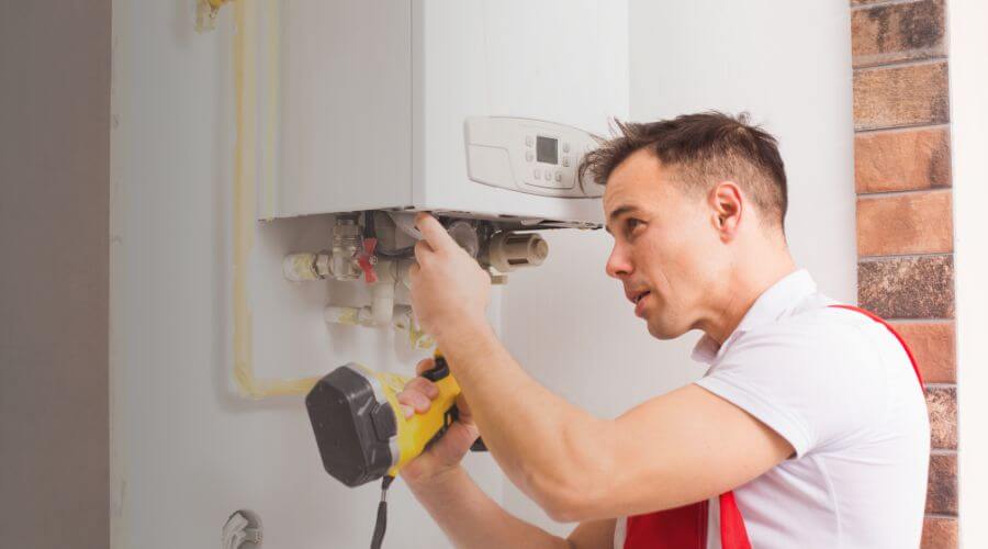 Local tankless water heater installation in Bettendorf, IA